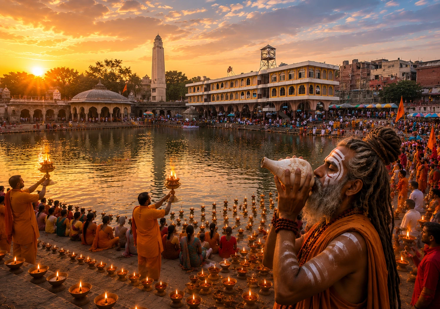 नाशिक सिंहस्थ कुंभ २०२७ चे पवित्र वातावरण