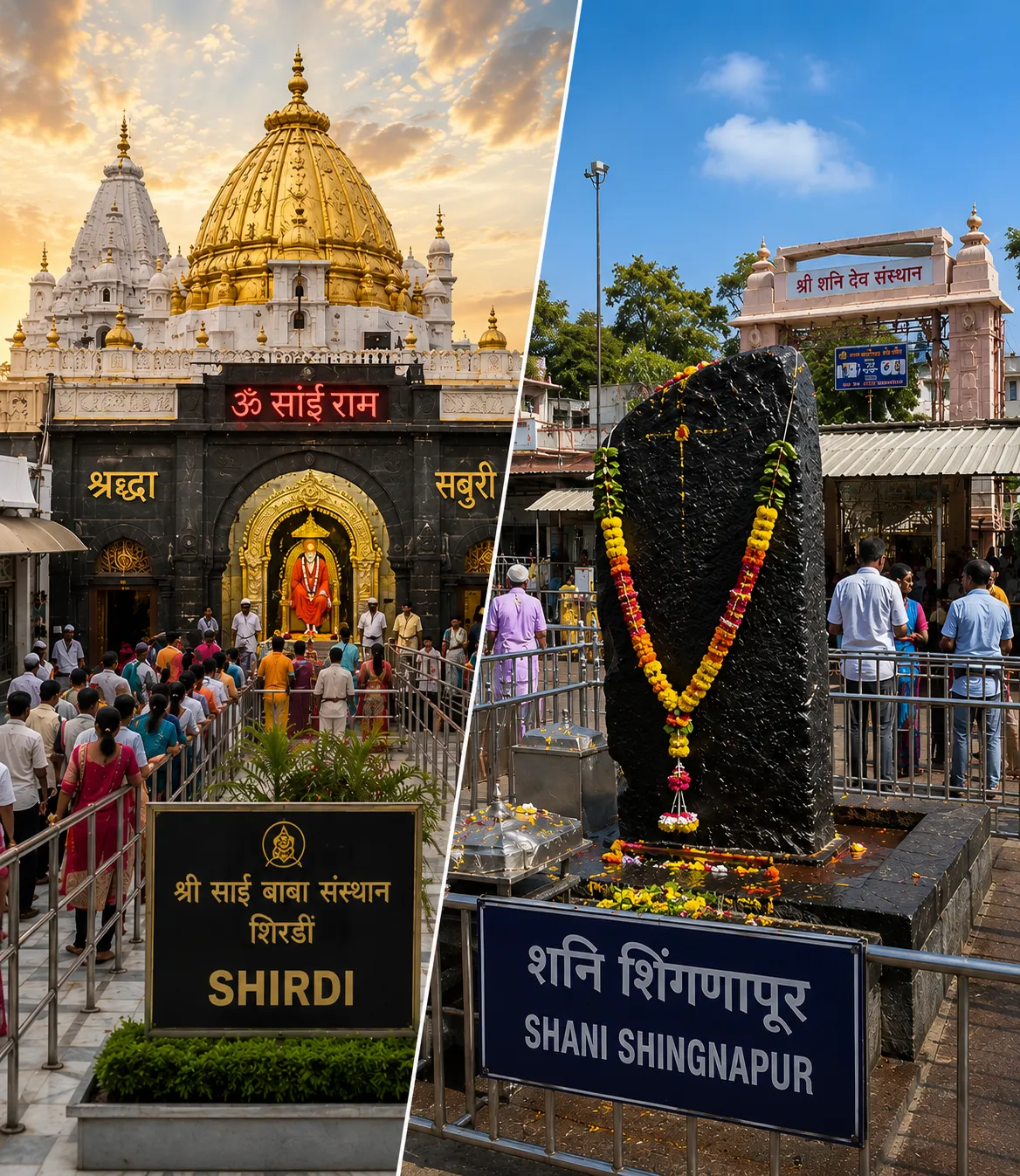 शिर्डी आणि शनि शिंगणापूर